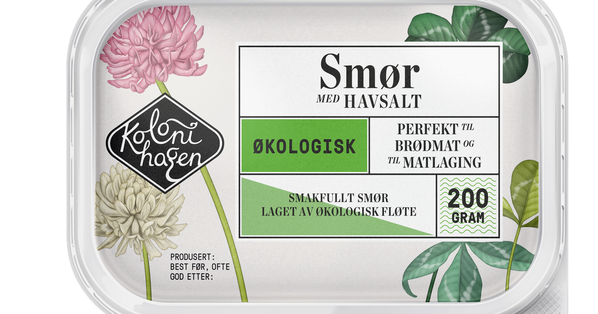 Økologisk Smør Med Havsalt